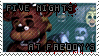 stamp that cycles between various images of freddy fazbear